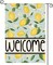 Summer Lemon Garden Flag 12x18 Inch Double Sided Outside, Welcome Seasonal Yard Outdoor Flag